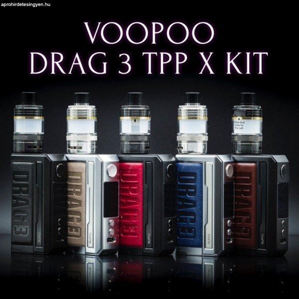 Elektromos cigaretta / Új VOOPOO Drag 3  TPP X  Kit / E-cig