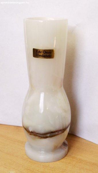 Krém színű Ónix váza Németországból, kifogástalan állapotban
