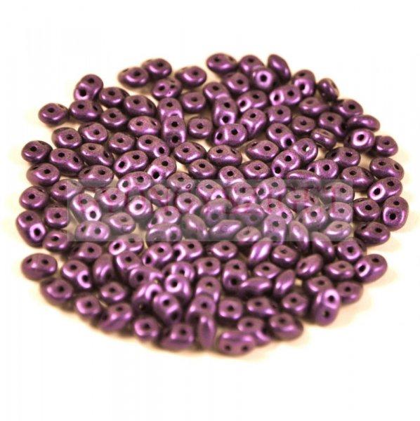 Miniduo gyöngy 2.5x4mm matte metallic purple