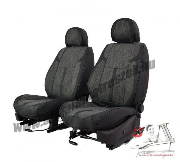 Toyota Hilux Méretezett Üléshuzat -Zeus Bőr/Szövet -szürke/Fekete- 2 Első
Ülésre
