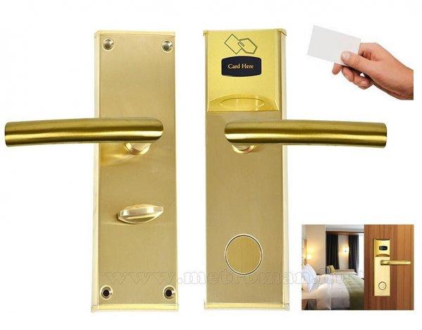 Kártyás Panzió Hotel beléptető rendszer, ajtózár Jobbos RFID-CH2000-R-G