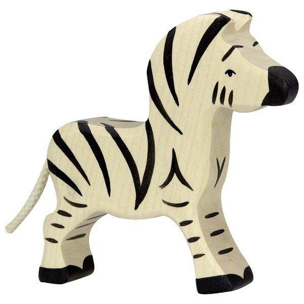 Fa játék állatok - zebra, kicsi