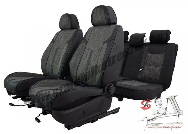 Toyota 4Runner Zeus Méretezett Üléshuzat Bőr/Szövet -szürke/Fekete-
Komplett Garnitúra