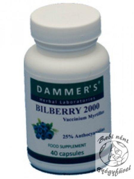 Dammer's Bilberry 2000 kapszula (40db-os)