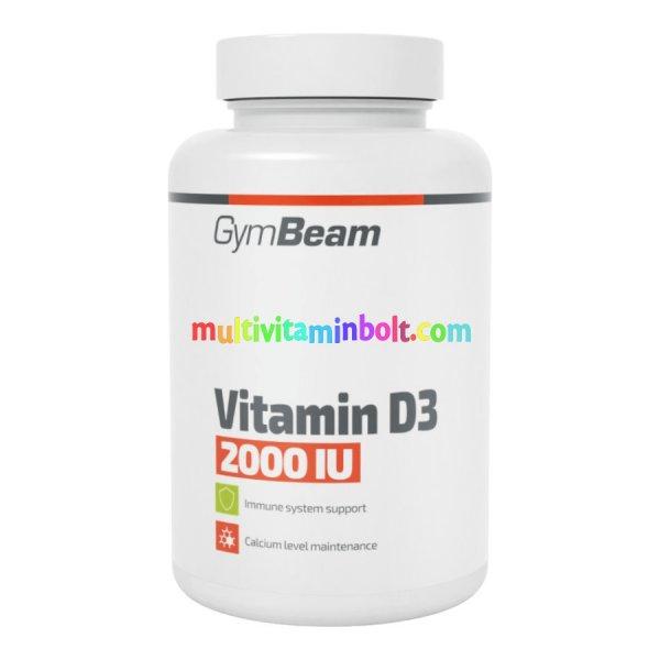 D3-vitamin 2000 IU - 120 kapszula - GymBeam