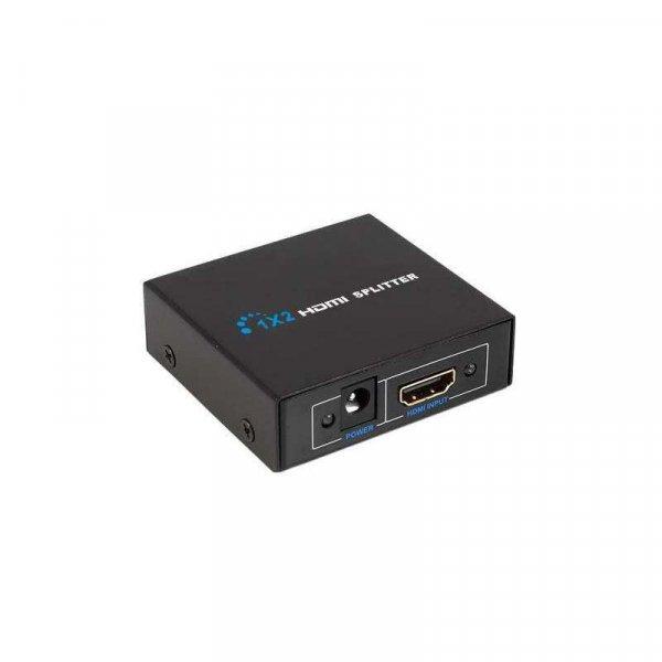 Sbox HDMI - 2 HDMI 1.4 2 portos fekete elosztó