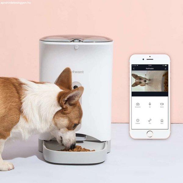 Petwant Automata tápadagoló kamerával kutya és macska részére