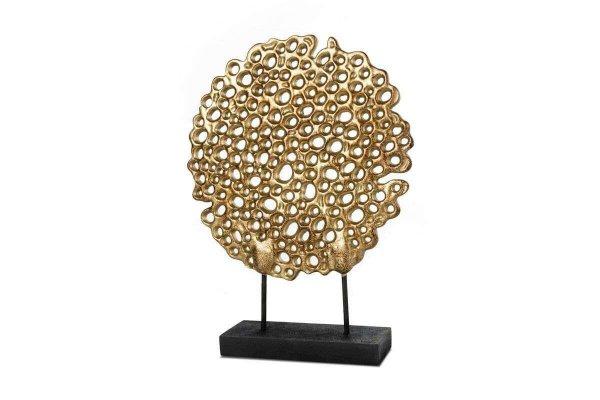 Doria áttört dekoratív figura fémből Arany 28x7x37 cm
