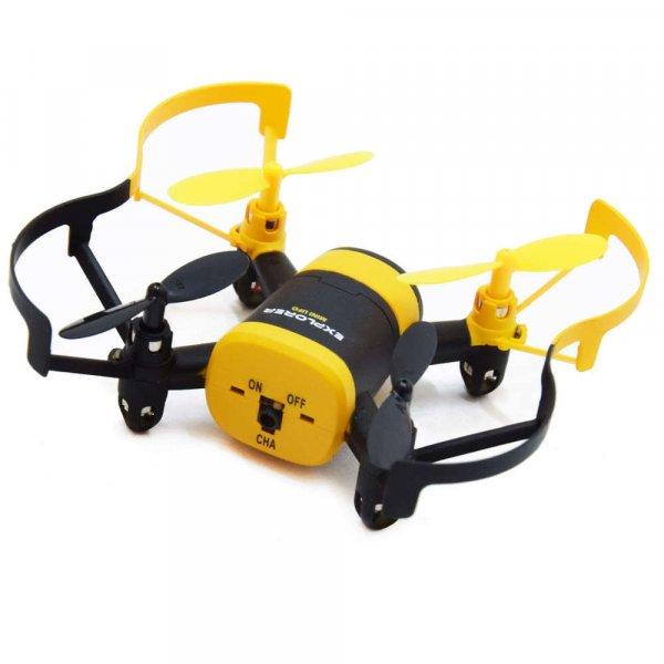 Mini 4 csatornás drón kamerával, 6 tengelyű giroszkóppal – 3 sebességi
szint, 360°-os fordulat, 4-5 perc működési idő (BBJ)