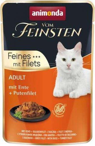 Animonda Vom Feinsten Feines mit Filets kacsás és pulykafilés macskaeledel
alutasakban (54 x 85 g) 5,49 kg