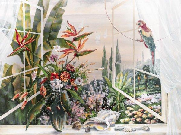 Vászon kép, 60X80 cm, trópusi hangulat - VERS LE PARADIS - Butopêa