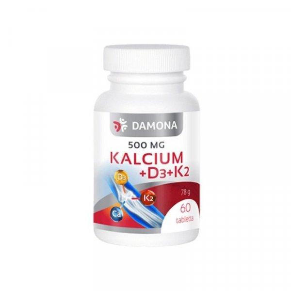 DAMONA KALCIUM+D3+K2 TABLETTA 60 db