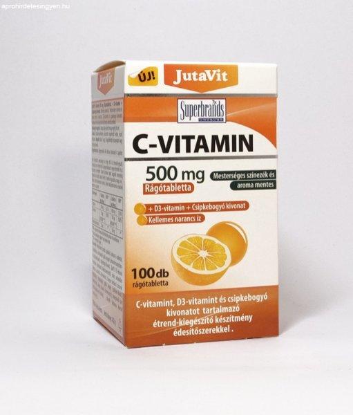 Jutavit c-vitamin 500 mg rágótabletta 100 db