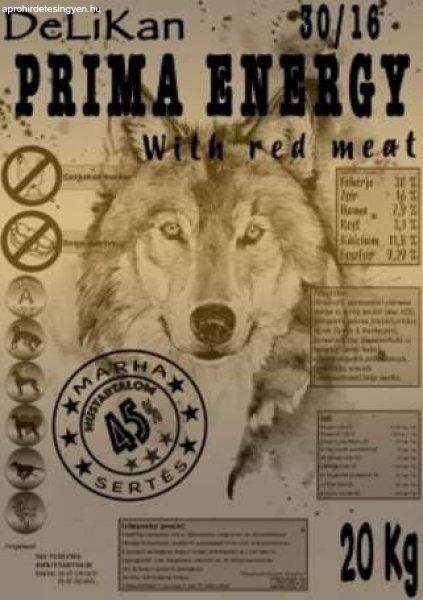 Prima Energy Red Meat gabona- és gluténmentes kutyatáp 20 kg