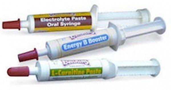 Equimins Booster 3 energia paszta csomag - Energy B, L-Carnitin és Elektrolit
paszta