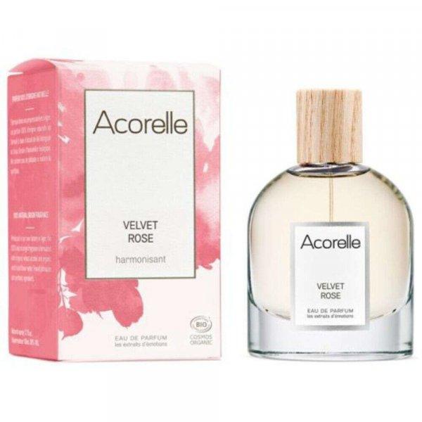 Acorelle Bio Eau De Parfum, Bársonyos Rózsa (Harmonizál), 50 ml