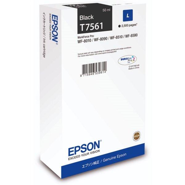 Epson T7561 tintapatron black ORIGINAL 2,5K
