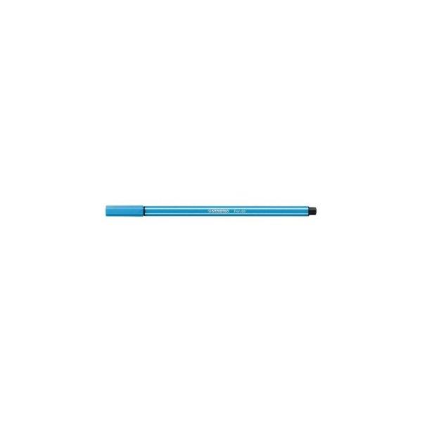 Rostirón, filctoll 1mm, M STABILO Pen 68 neon kék