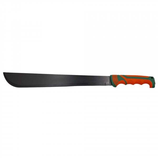 IdeallStore® machete, 53 cm, rozsdamentes acél, fekete, tok mellékelve