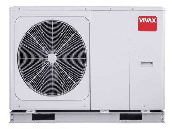 Vivax HPM-34CH100AERis R32-1H3 Monoblokkos Hőszivattyú 10 KW 1 fázisú 3
KW-os fűtőszállal