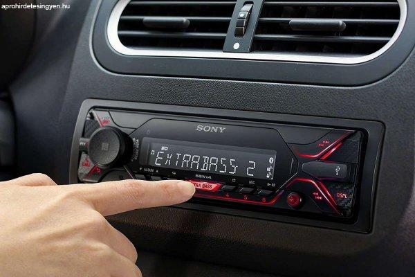 Sony DSXA410BT 4x55 W, LCD, Bluetooth/USB/MP3 lejátszó fekete autóhifi
fejegység