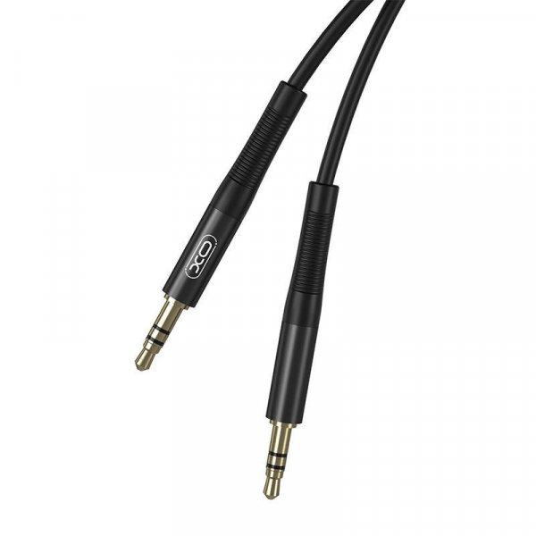XO 2m mini jack 3,5mm AUX audio kábel (fekete)