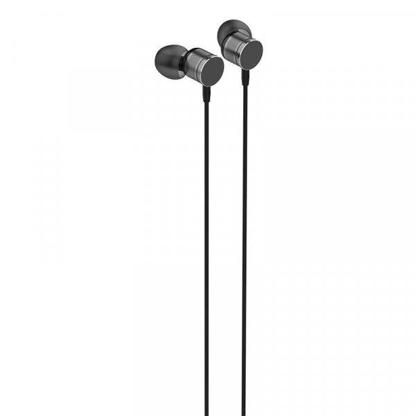 LDNIO HP04 vezetékes fülhallgató, 3,5 mm-es jack (fekete)
