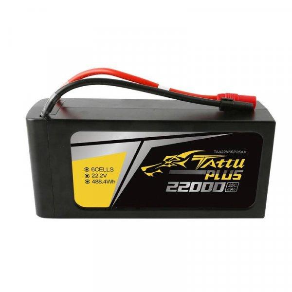 Tattu Plus 22000mAh 22.2V 25C 6S1P AS150+XT150 akkumulátor