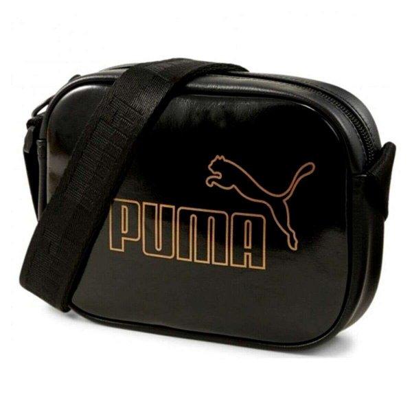 Puma Core Up uniszex Crossbody táska 20 x 16 x 4 cm, fekete-arany