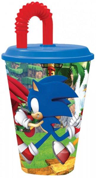 Sonic, a sündisznó szívószálas pohár