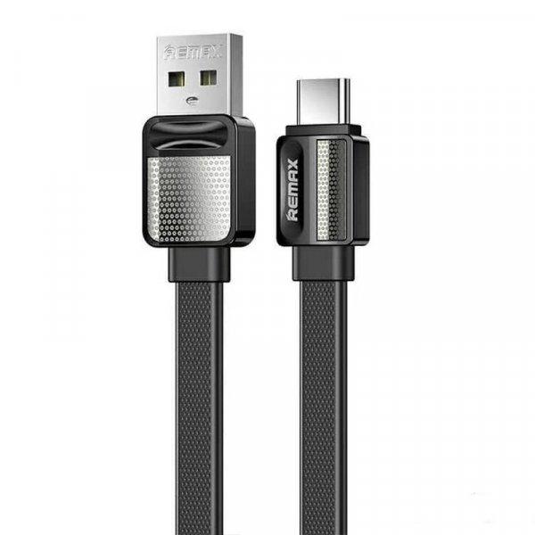 Remax Platinum Pro USB-C kábel, 1 m, 2,4 A (fekete)