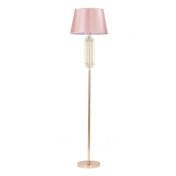 Modern állólámpa, ovális mintájú vázzal, rózsaszín-arany - MANUREVA -
Butopêa