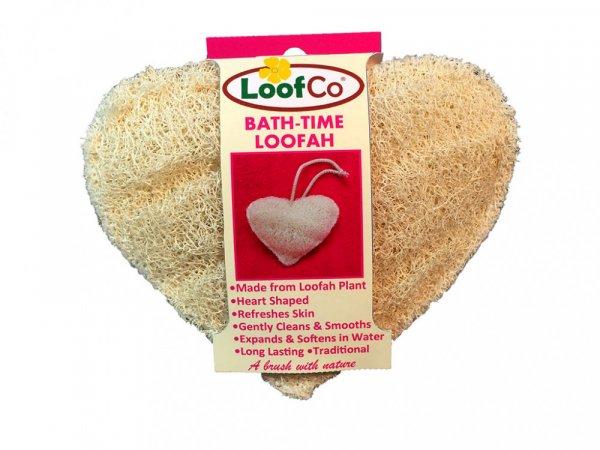 Loofco szív alakú luffa szivacs fürdéshez 1 db