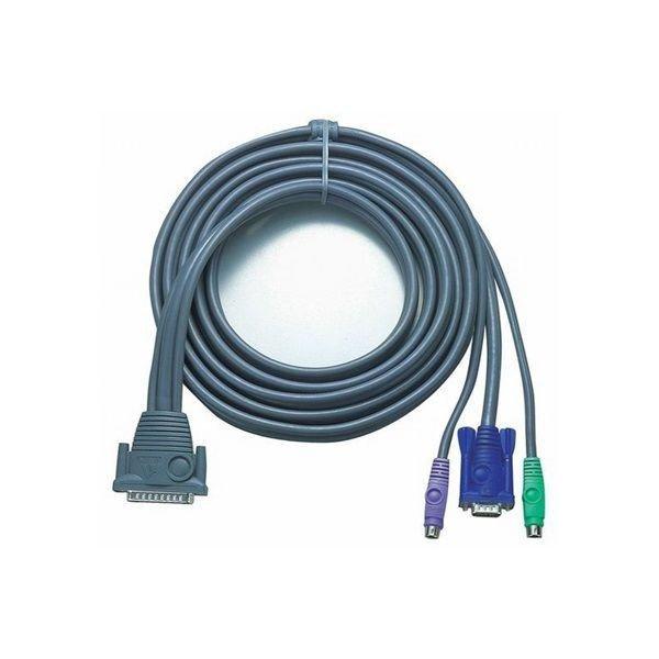 ATEN KVM Cable DB-25>PS/2 and VGA 5m Black