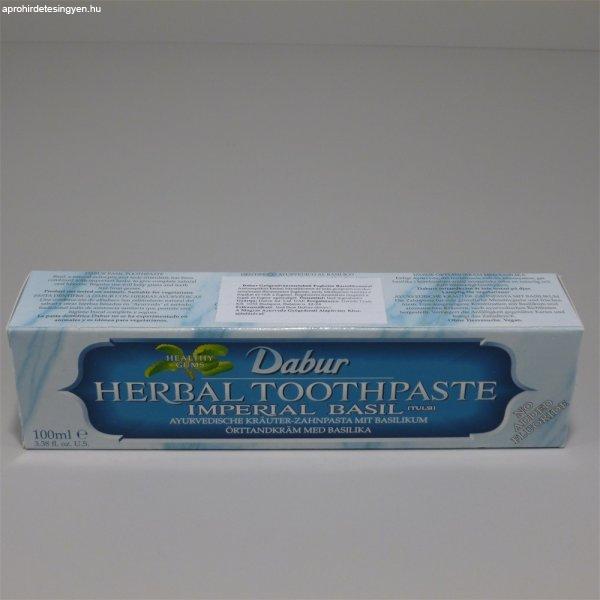 Dabur herbal bazsalikomos fogkrém organikus összetevővel 100 ml