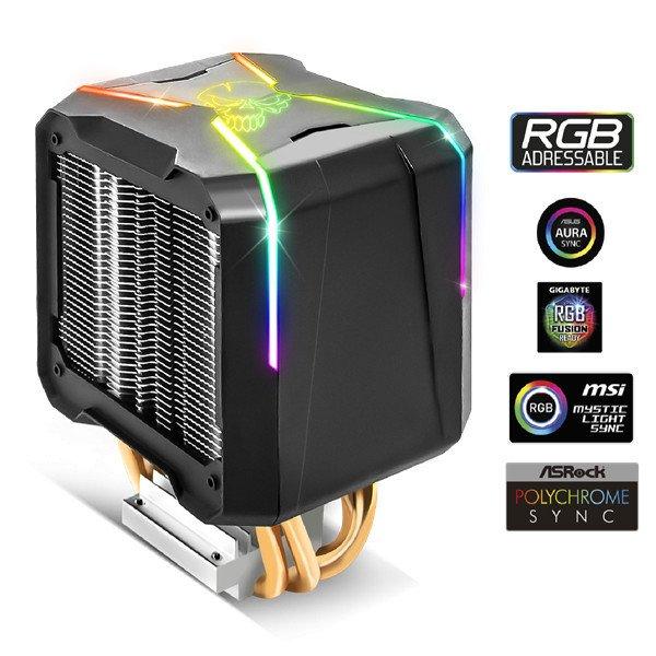 SPIRIT OF GAMER SOG-VR-RGB spirit of gamer cpu cooler - cpu aircooler pro argb
(27db; 1600 rpm; 1x12cm; aluminium/réz)
