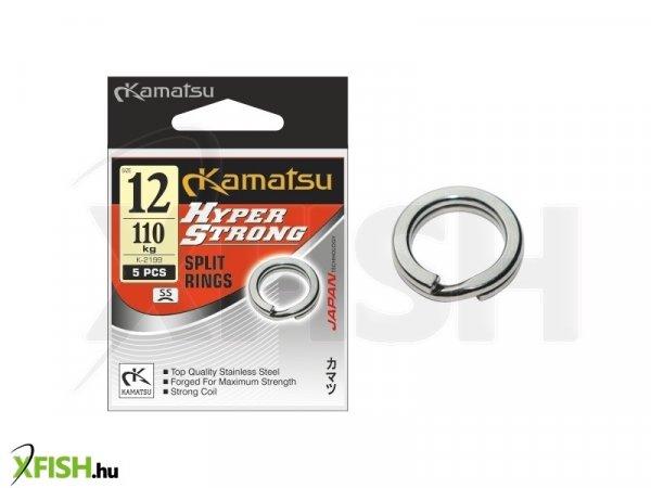 Kamatsu Hyper Strong Split Ring K-2199 Műcsalis Karika Ss 4 mm 16 Kg 10
db/csomag