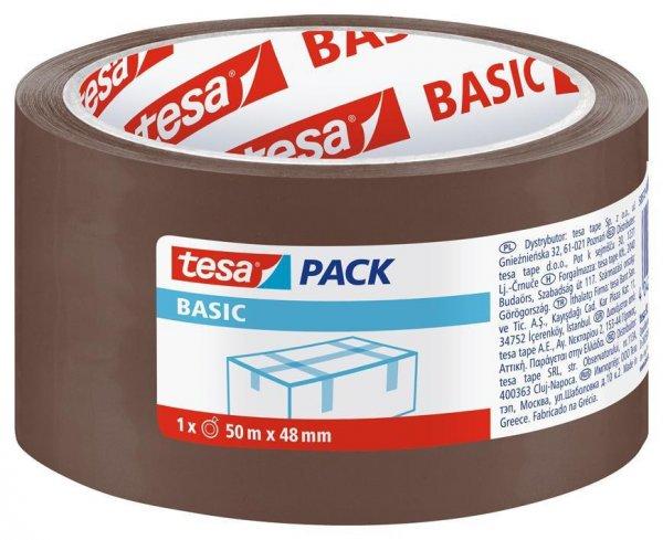 Tesa® BASIC ragasztószalag, barna, 48 mm, L-50 m