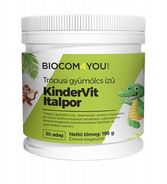 Kindervit trópusi gyümölcs ízű italpor - Biocom