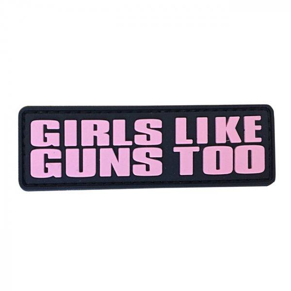 WARAGOD Girls like guns PVC rátét