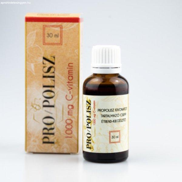 Pro/polisz propoliszos kivonatot tartalmazó alkoholos csepp 1000mg c-vitaminnal
30 ml