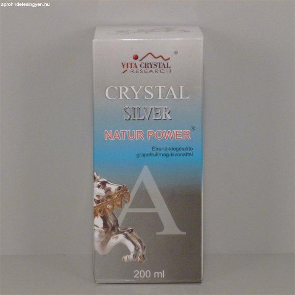 Crystal silver natur power étrend-kiegészítő ital 200 ml