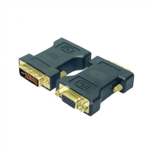 LogiLink DVI-I -> VGA M/F adapter fekete