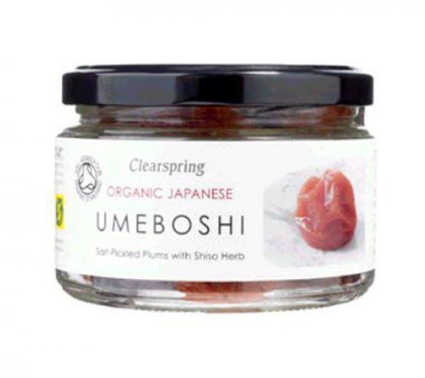 Clearspring bio umeboshi sós japán szilva 200 g