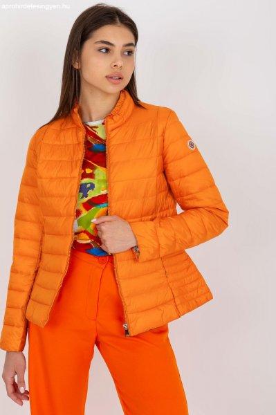 Steppelt kabát virágos szőrmével 200295 narancssárga