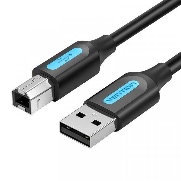 Vention COQBF 1m USB 2.0 A-B kábel (fekete).