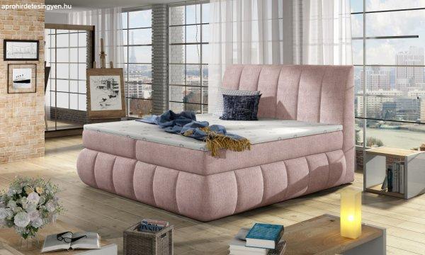 Vincenzo 180x200 boxspring ágy matraccal rózsaszín