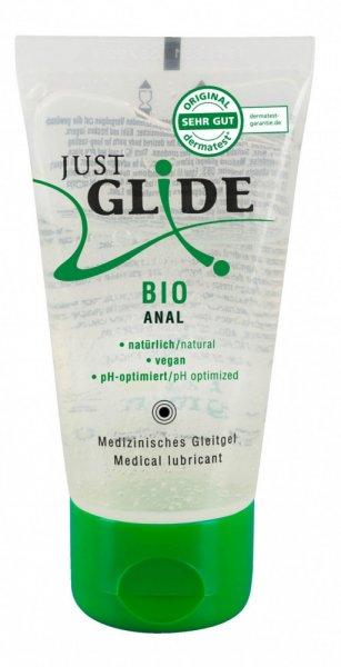 Just Glide Bio ANAL - vízbázisú vegán síkosító (50 ml)