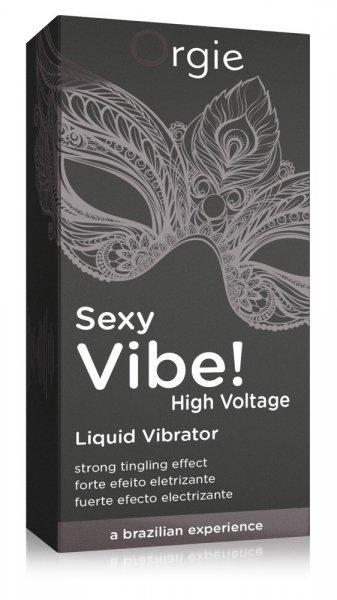 Orgie Sexy Vibe High Voltage - folyékony vibrátor nőknek és férfiaknak (15
ml)