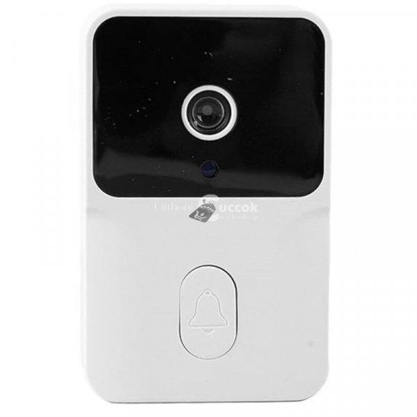 Beépített kamerás vezeték nélküli WiFi kapucsengő, videócsengő,
okoscsengő
